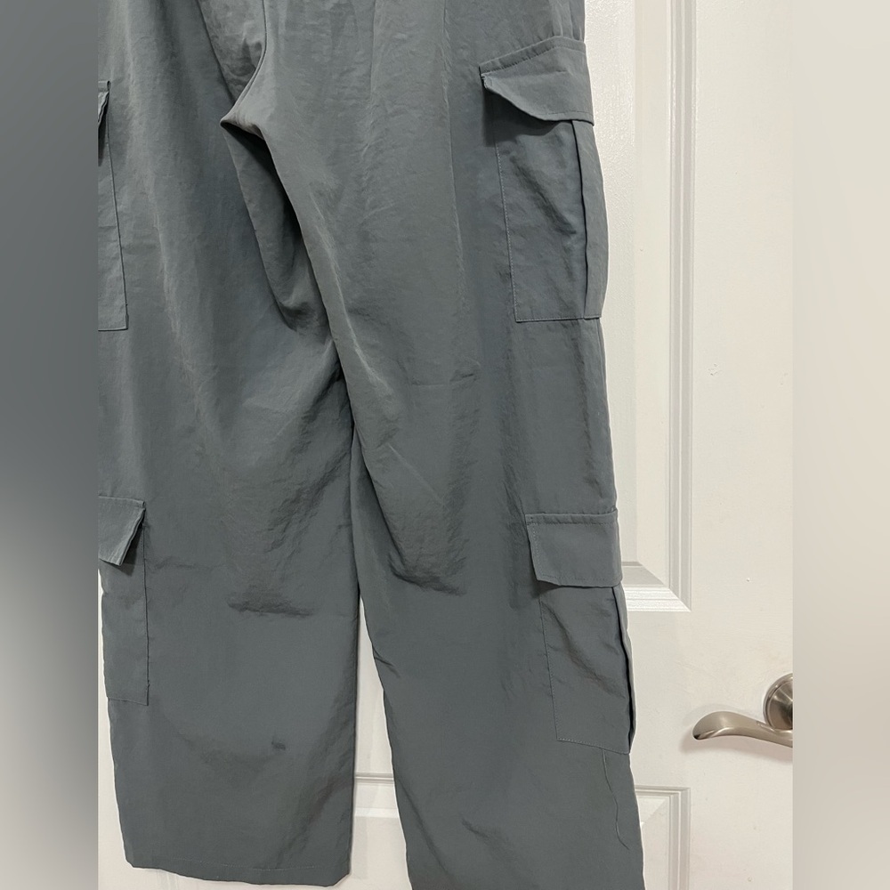 SHEIN Gray Cargo Pants Women’s Size M Utility Straight Leg - Picture 5 of 11